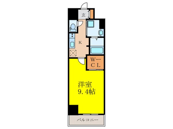 コンフォリア江坂の物件間取画像